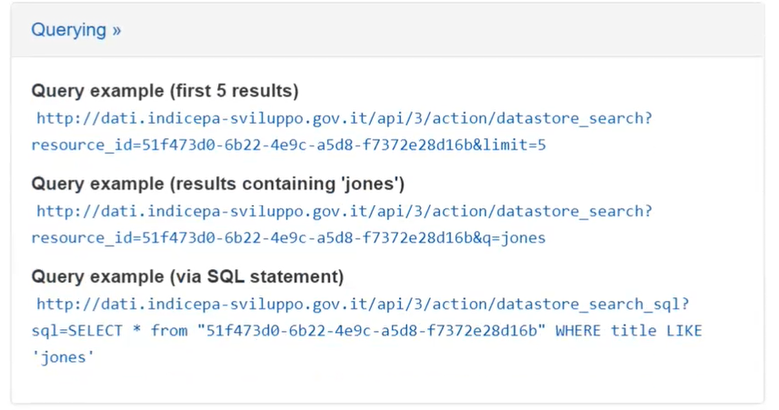 Esempi Query